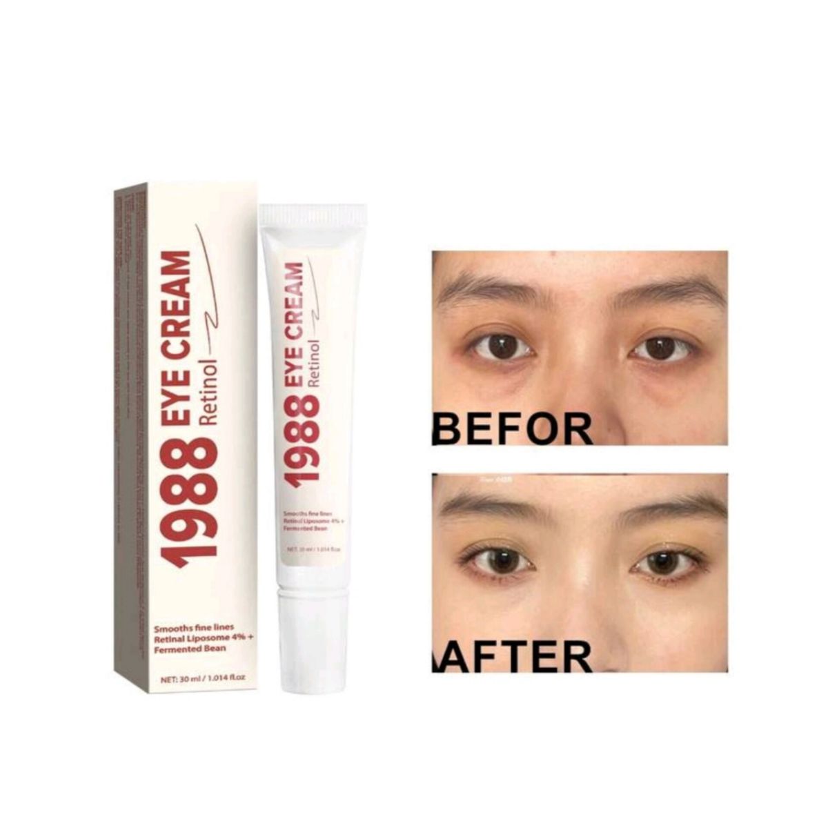 2pcs Retinol Serum & Ginseng Facial Essence Set, Fades Dark Circles, Reduces Fine Lines, Clears Blackheads, Brightens Complexion, Moisturizes, Korean Skincare Essence